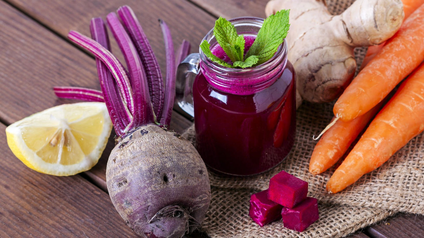 I AM STRONGELY ROOTED [Beet, Apple, Carrot, Ginger, Lemon]